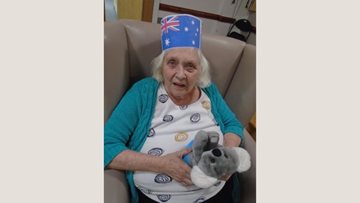 Eastrea care home celebrates Australia Day